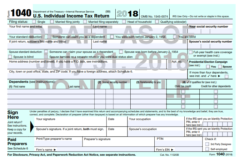 The new shrunken Form 1040 - Hawkinson, Muchnick & Associates